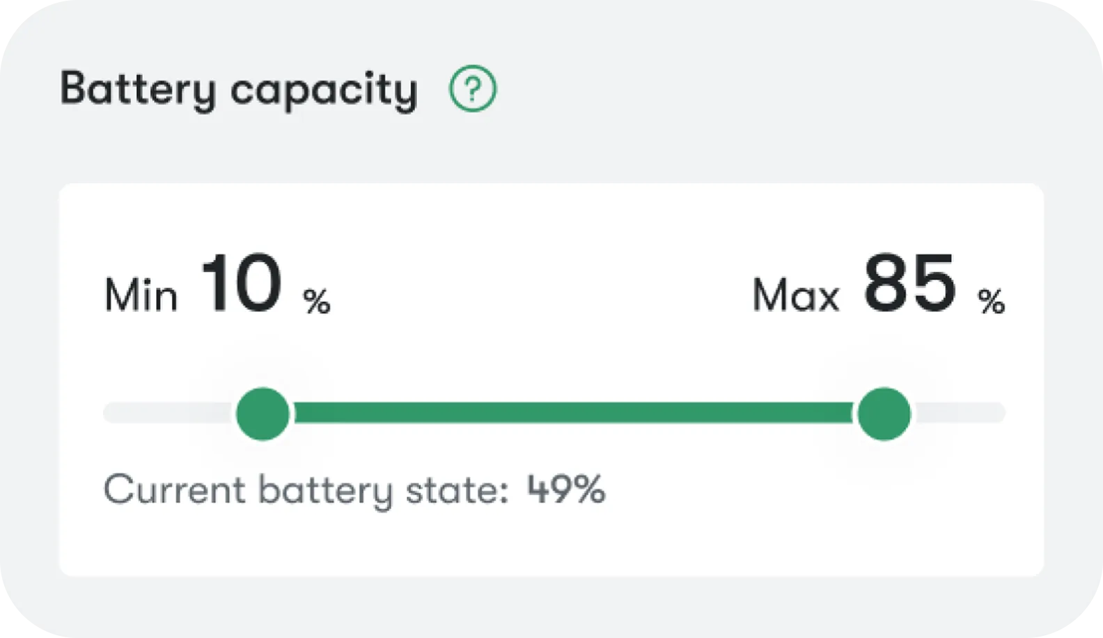 Battery state concept exploring clearer status language